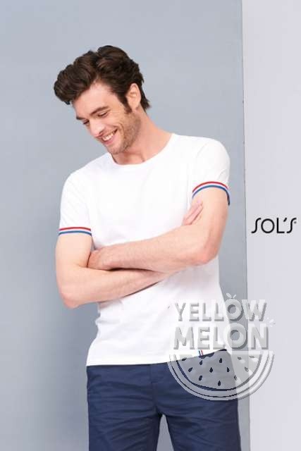 Sol's rainbow men - short sleeve t-shirt, SO03108W
