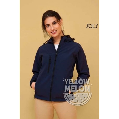 SOL'S SO46802 REPLAY WOMEN - HOODED SOFTSHELL