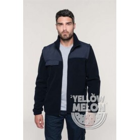DESIGNED TO WORK WK9105 FLEECE JACKET WITH REMOVABLE SLEEVES